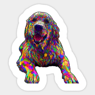 Golden retriever Sticker